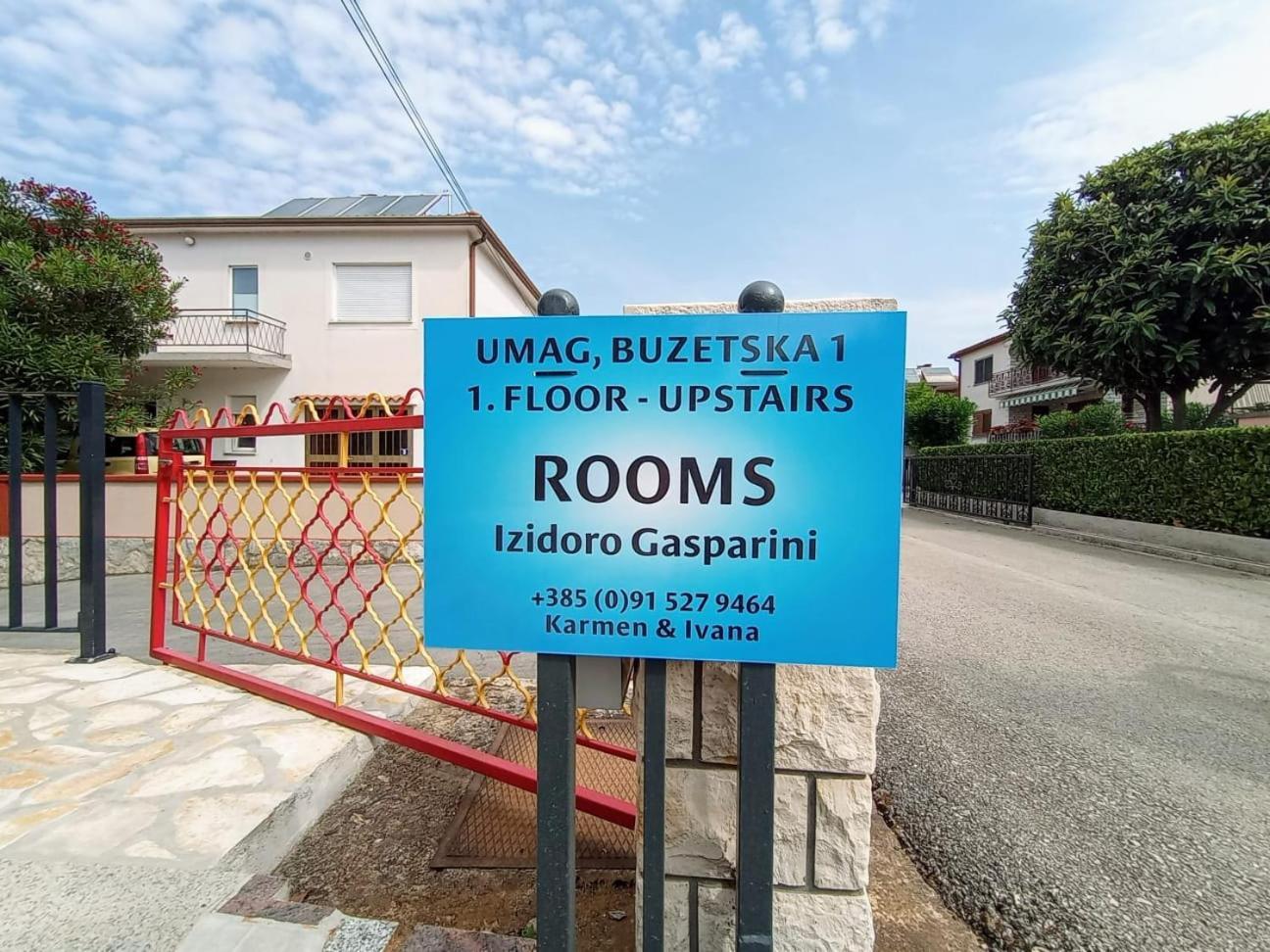 Rooms Izidoro Gasparini Umag Exterior foto